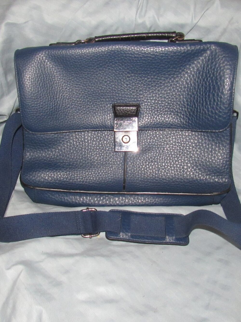Ted Baker Midnight Blue Cross Body Satchel, Laptop, Messenger Bag          L641